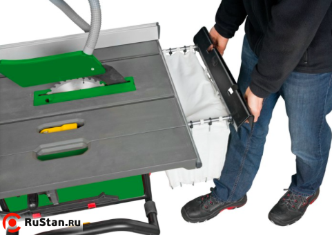 Встроенный под продление стола мешок для стружки фото №5 Holzstar TKS 255M фото №5